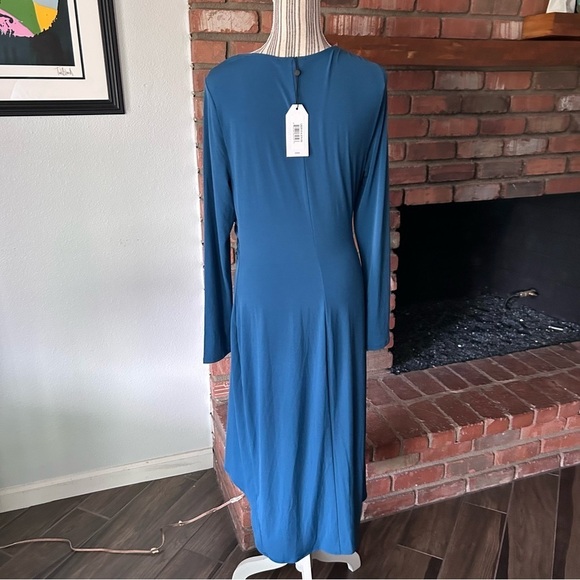 NWT Universal Standard Jersey Cinched Dress in Midnight Rain Sz XS - Picture 9 of 11